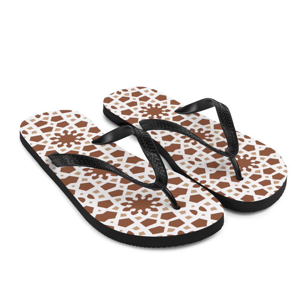 Flip-Flops - Arabesque Boho Chocolate