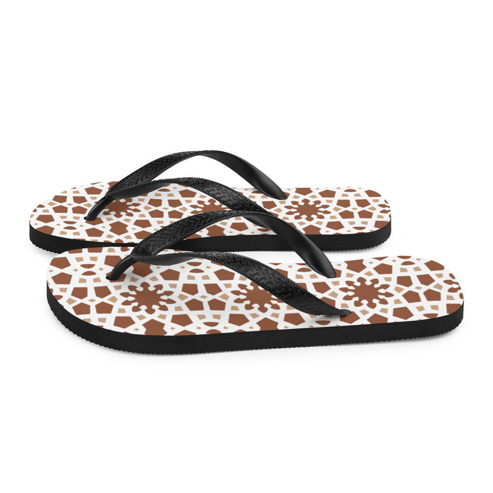 Flip-Flops - Arabesque Boho Chocolate