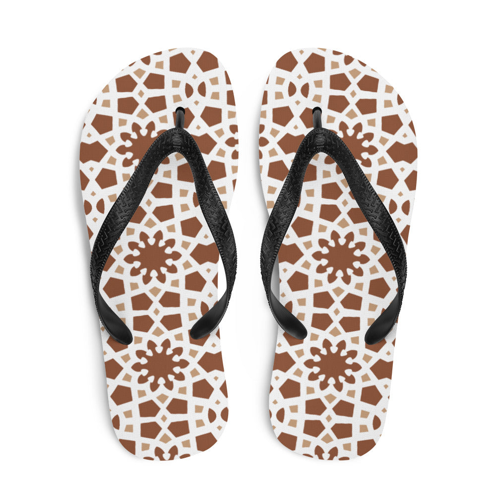 Flip-Flops - Arabesque Boho Chocolate