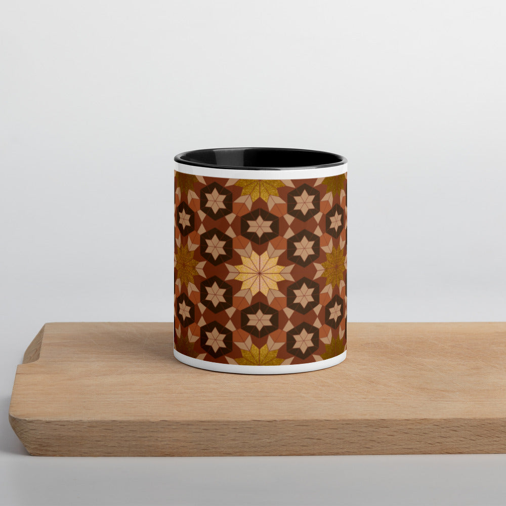 Mug with Color Inside - Geometric Star - Boho Morocco