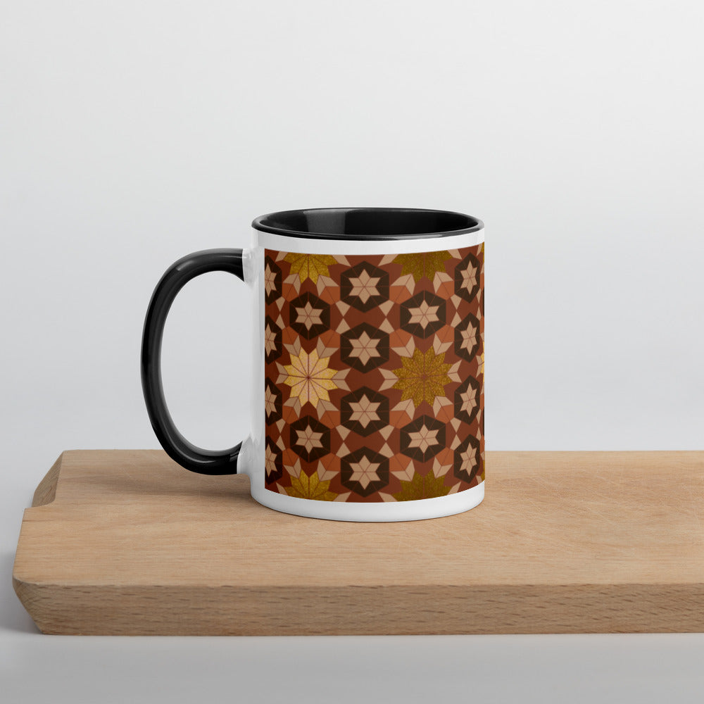 Mug with Color Inside - Geometric Star - Boho Morocco