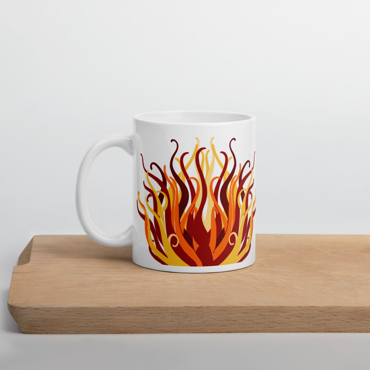 White glossy mug - King Abdullah Monument Fountain KAUST