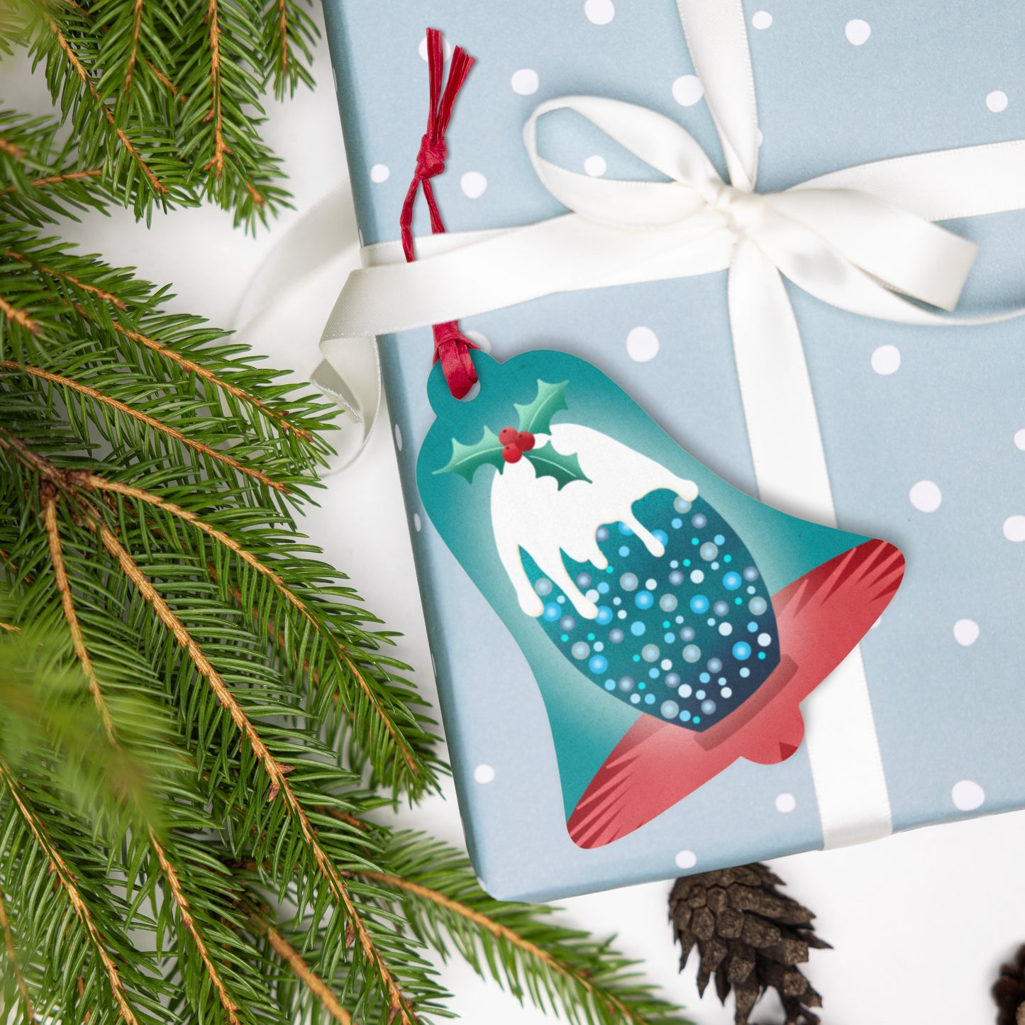 Wooden Holiday Ornaments - King Abdullah Monument Pudding
