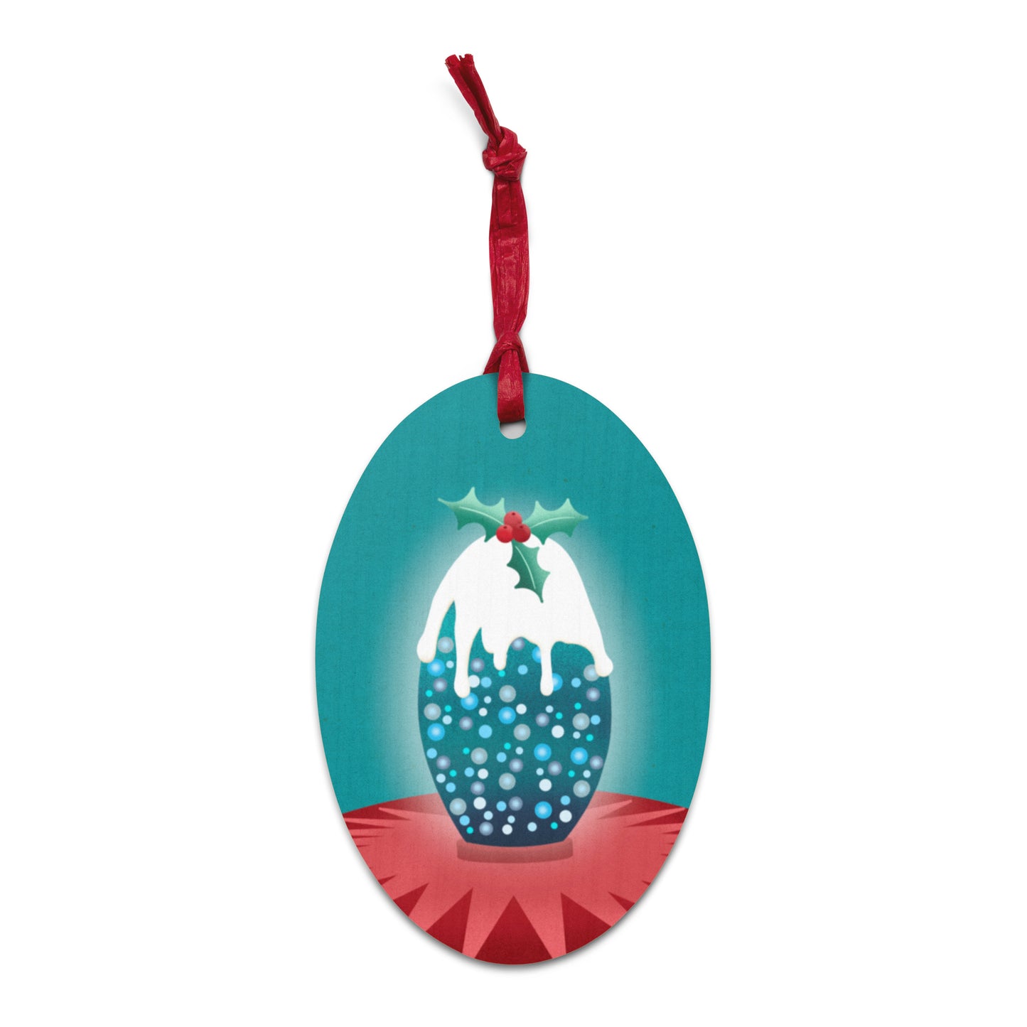 Wooden Holiday Ornaments - King Abdullah Monument Pudding