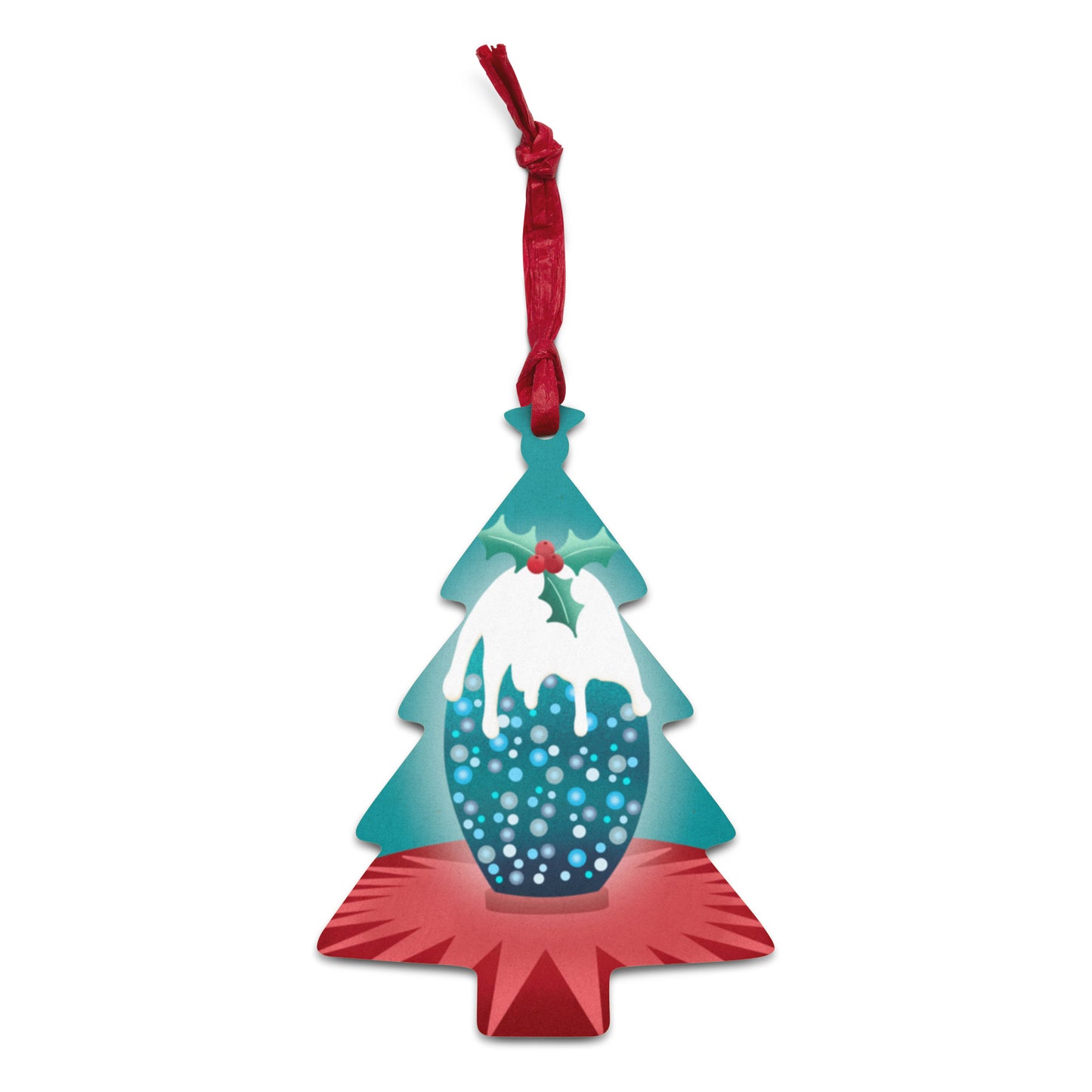 Wooden Holiday Ornaments - King Abdullah Monument Pudding