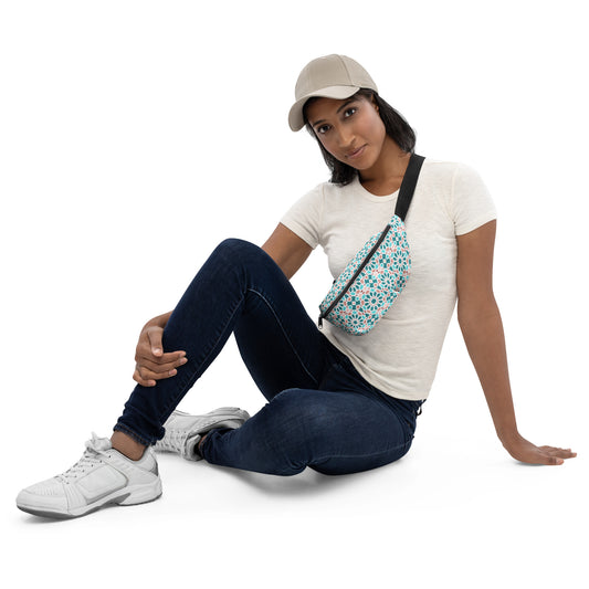 Fanny Pack (Bum Bag) - Geometric Arabic Pattern