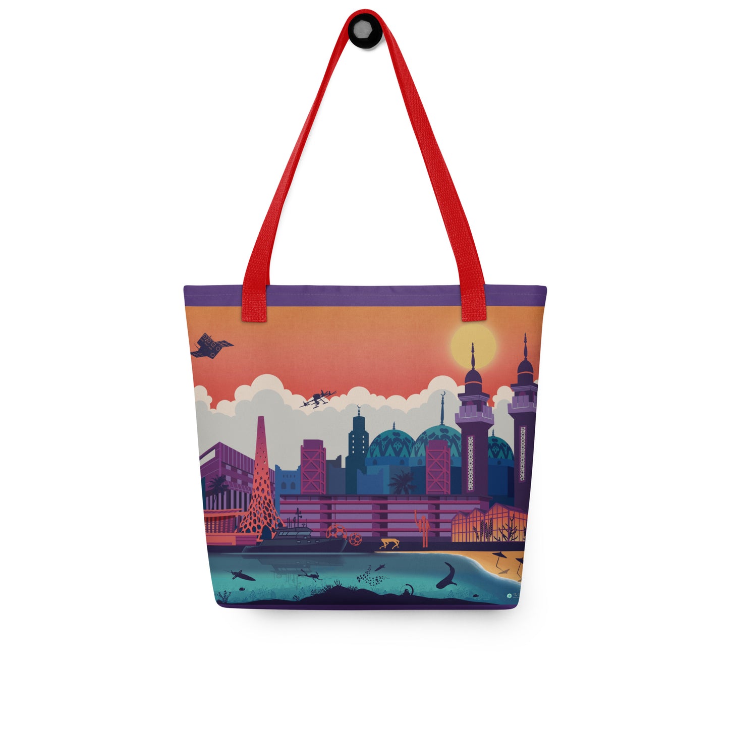 KAUST Skyline Urbanscape Tote bag