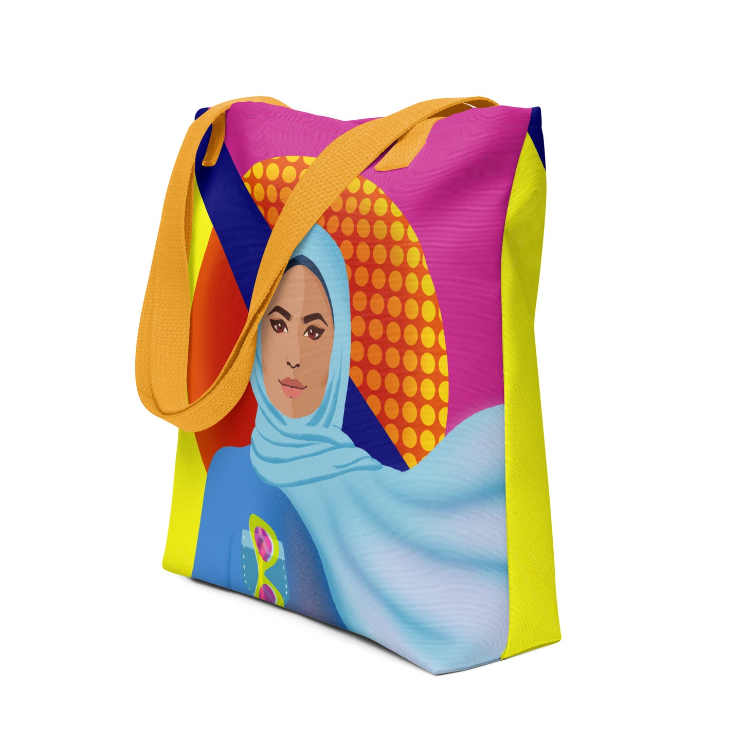 Tote bag - Hijabi Pop Art Collection - La Vie en Rose