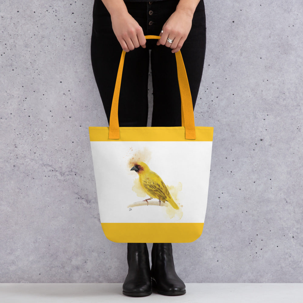 Tote bag - Ruppells Weaver Bird Watercolor