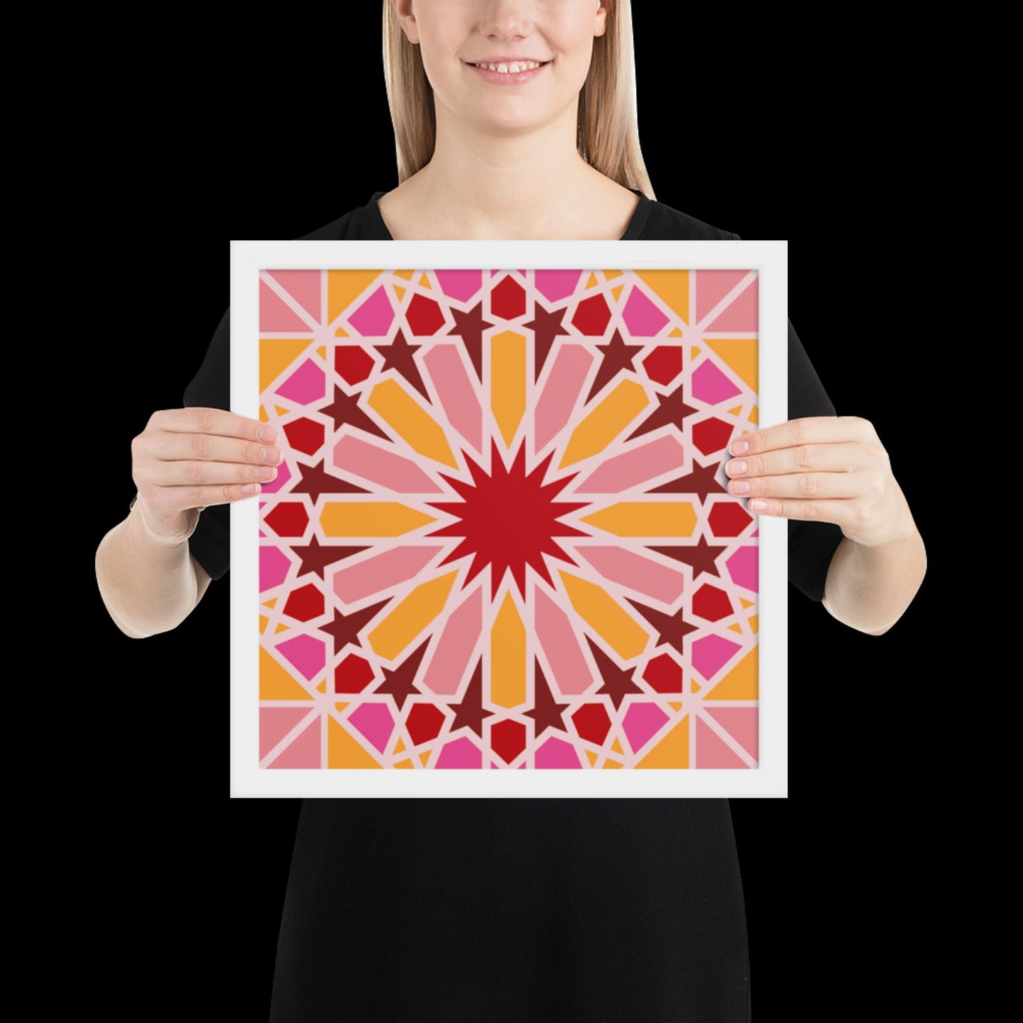 Framed poster - Geometric Candy