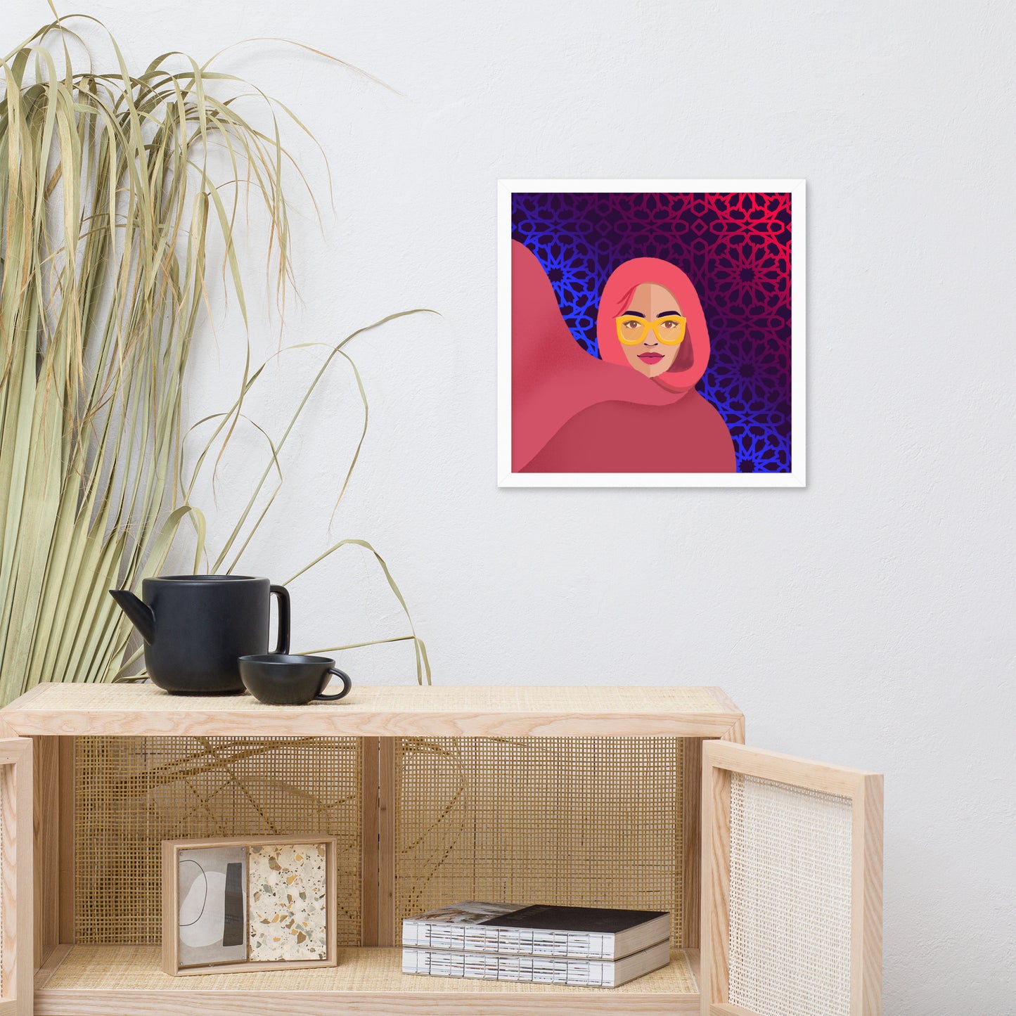 Hijabi Pop Art collection - Framed poster - Future Pop