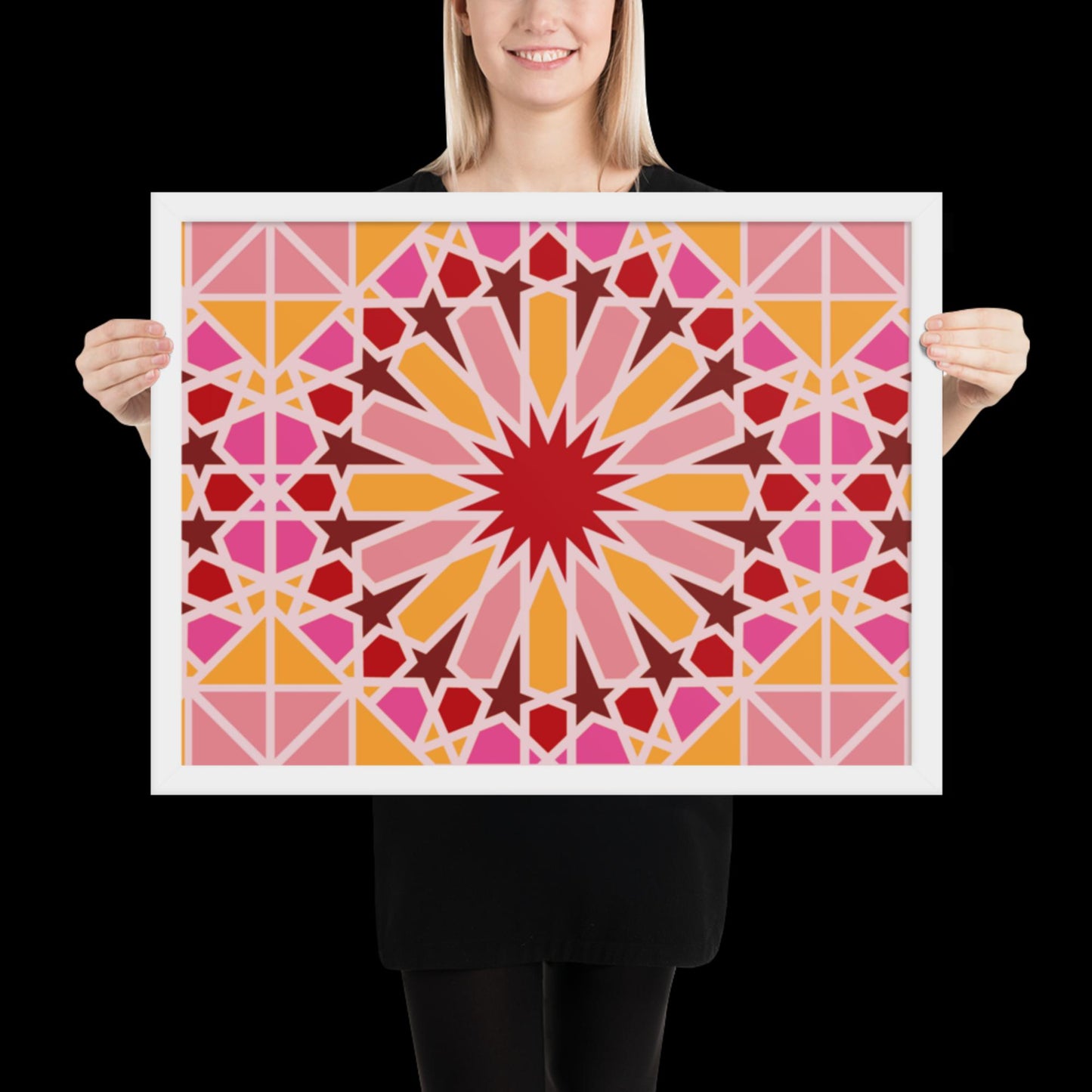 Framed poster - Geometric Candy