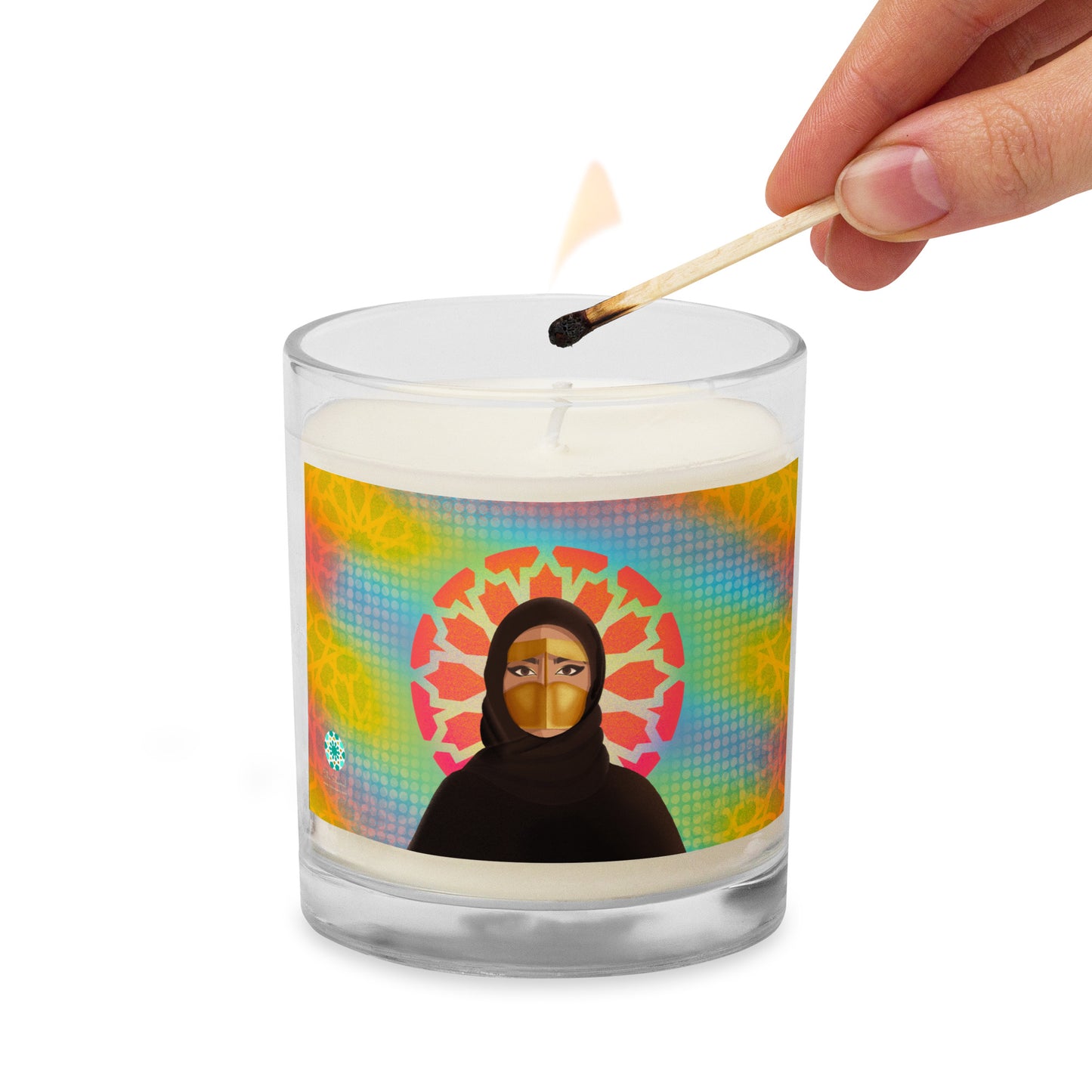 Soy wax candle - Hijabi Pop Art Collection - Batoola Girl