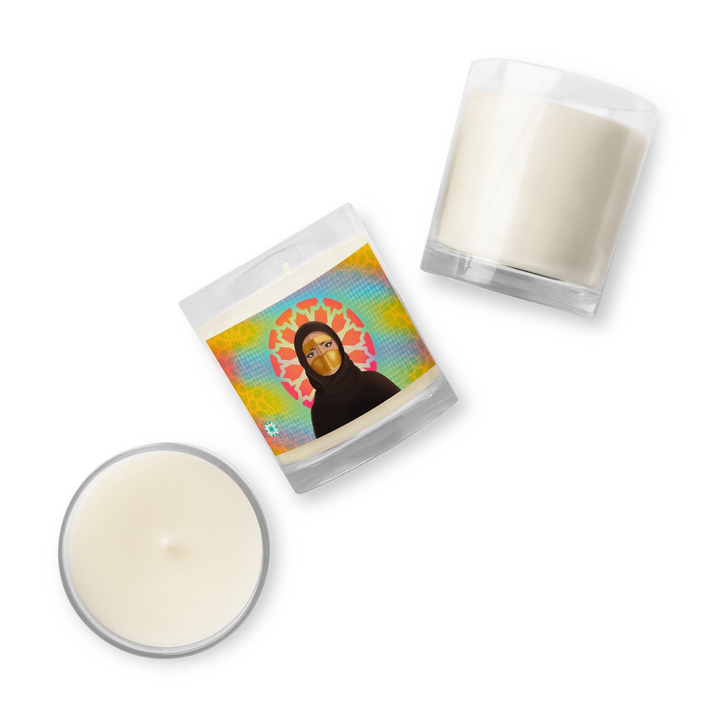Soy wax candle - Hijabi Pop Art Collection - Batoola Girl
