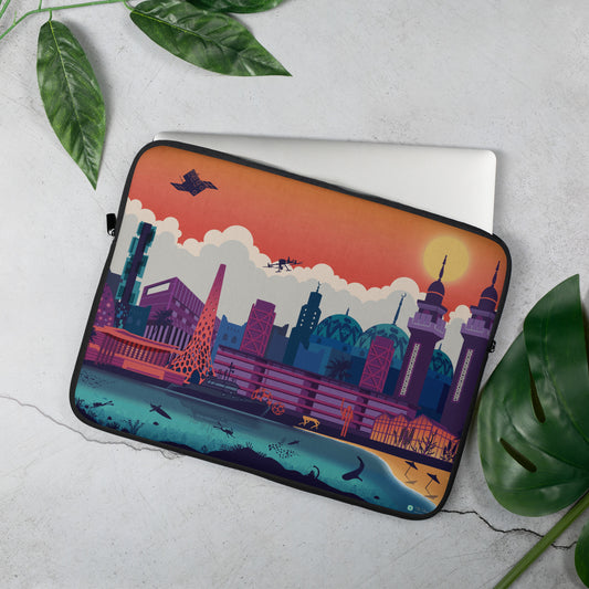 KAUST Skyline Urbanscape Laptop Sleeve