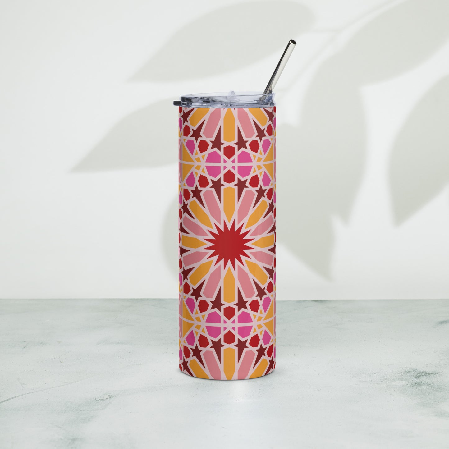 Stainless steel tumbler - Geometric Candy