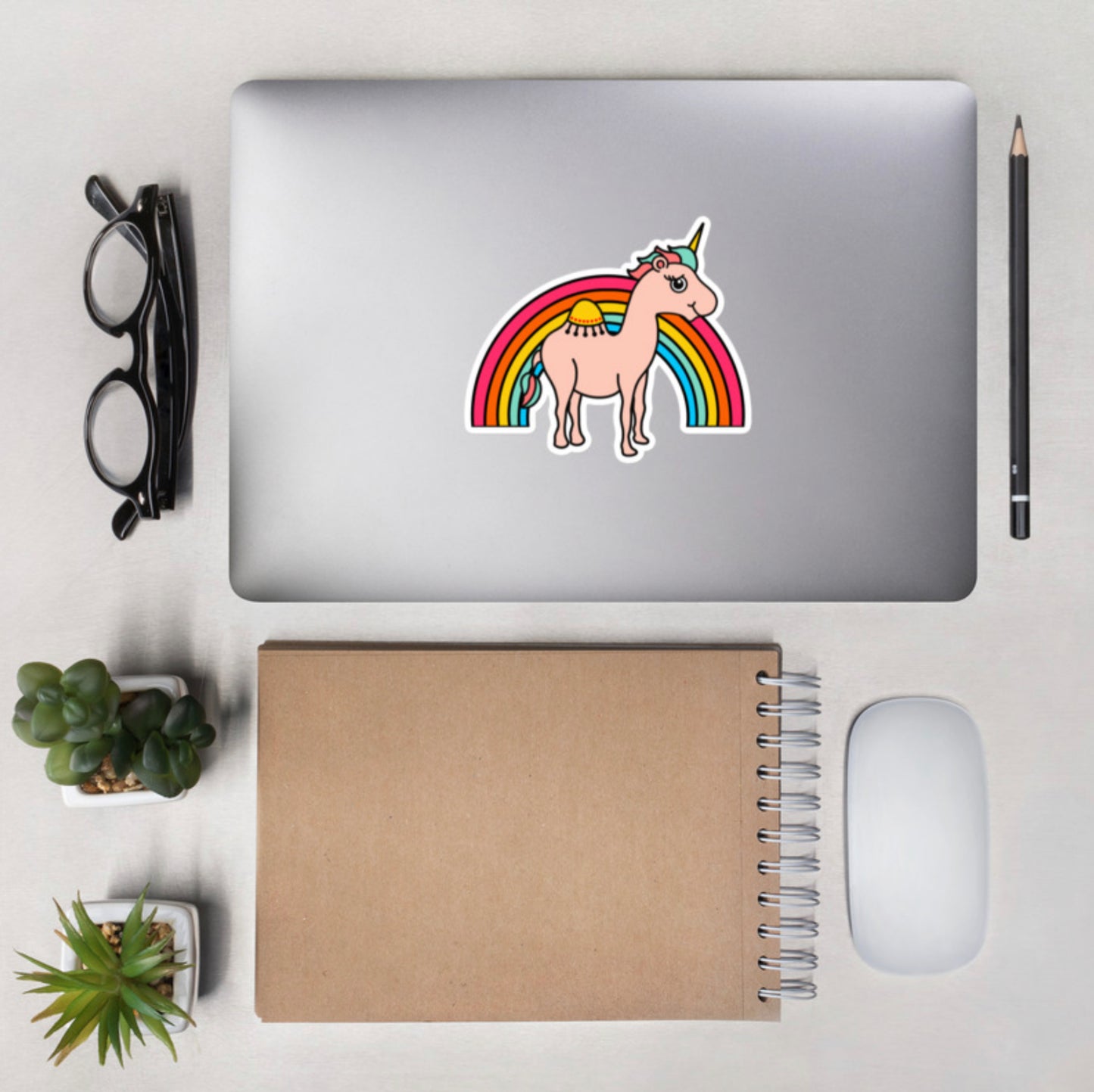 Bubble-free stickers - Unicamel Rainbow