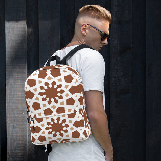 Backpack - Arabesque Boho Chocolate