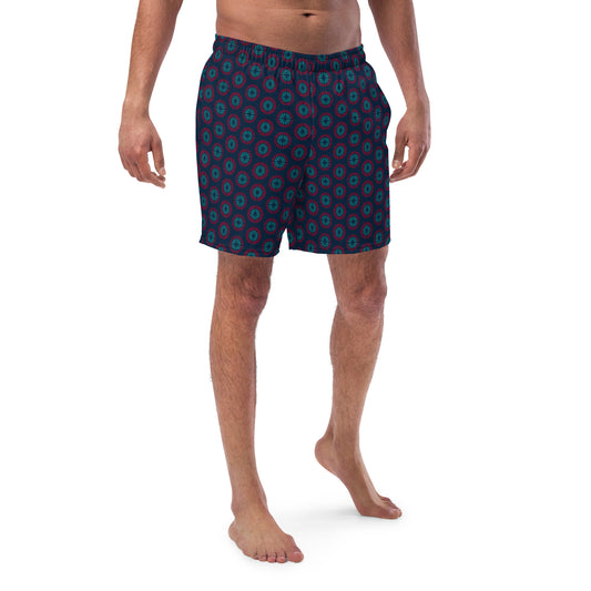 Recycled Men's swim trunks - Geometric Sea Star 🍃