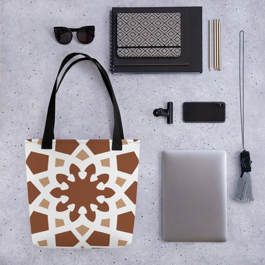 Tote bag - Arabesque Boho Chocolate