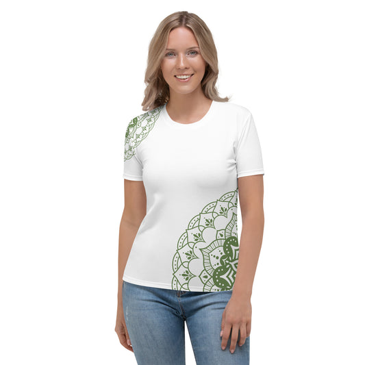 Saudi National Day White and Green - Women's T-shirt