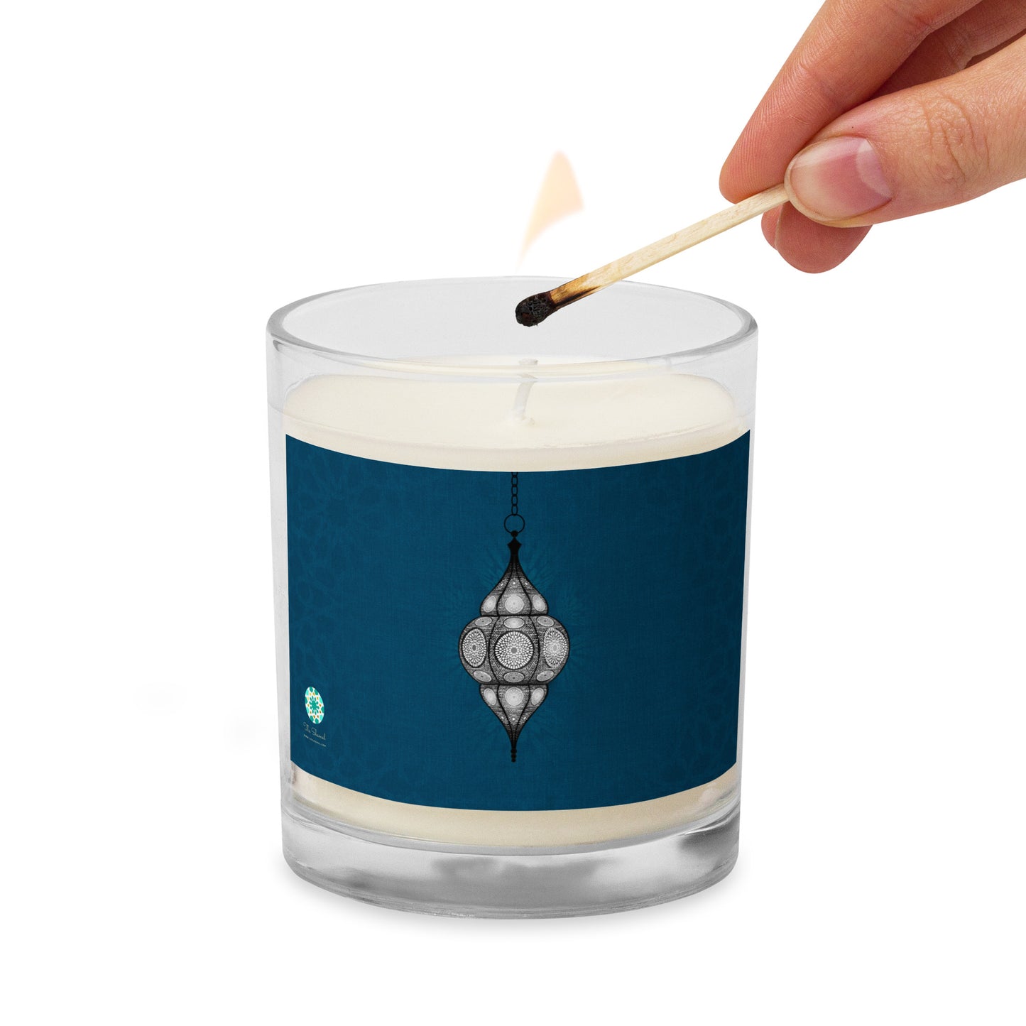 Soy Wax Candle - Moroccan Lantern Sapphire Blue