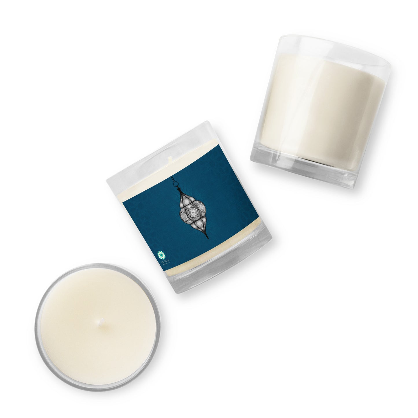 Soy Wax Candle - Moroccan Lantern Sapphire Blue