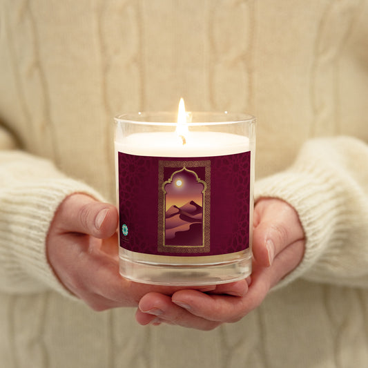 Soy Wax Candle - Arabian Ogee Arch in Rouge