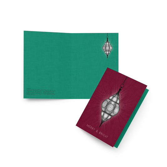Arabic Lantern Holiday Greeting card