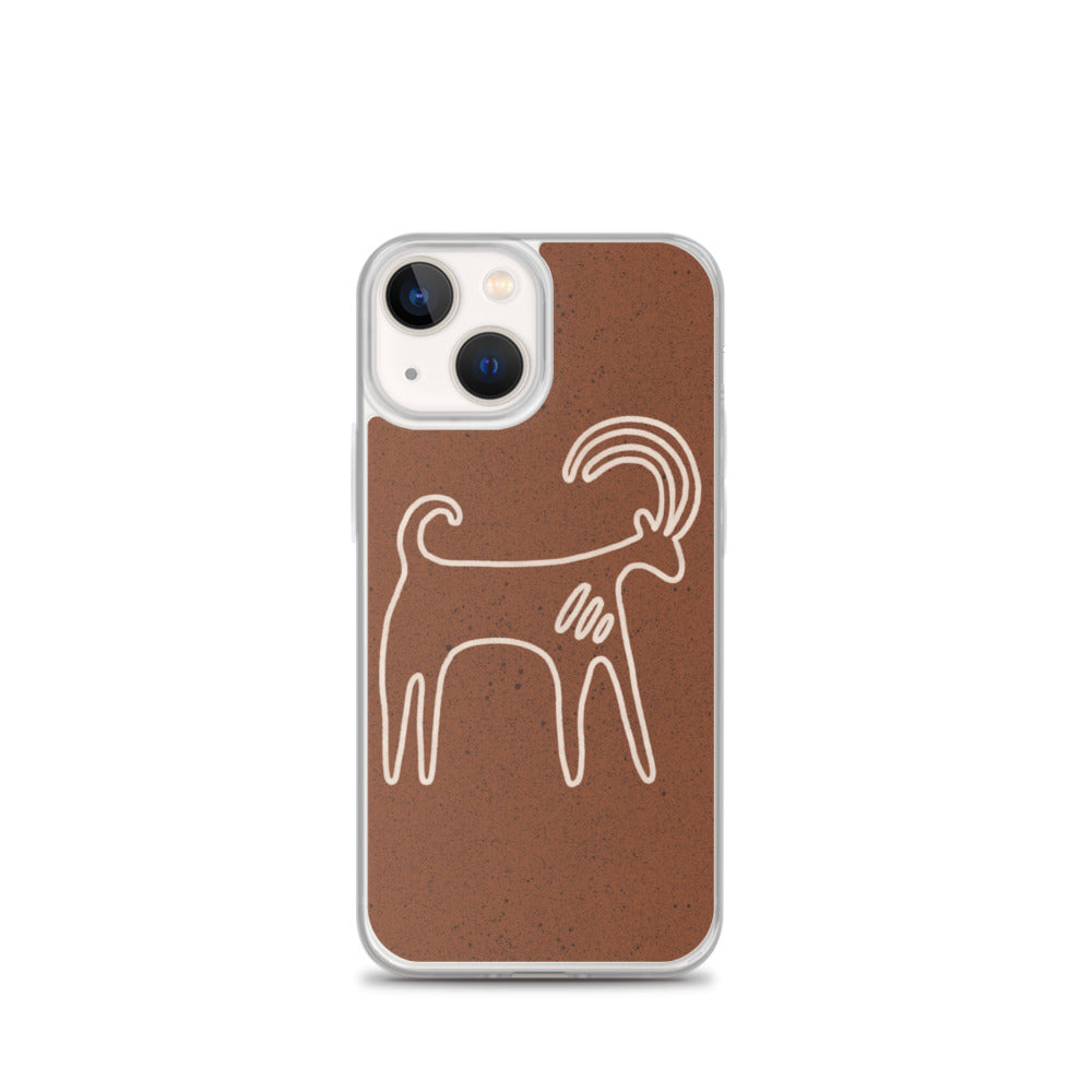 iPhone Case - Petroglyphs - Nubian Ibex