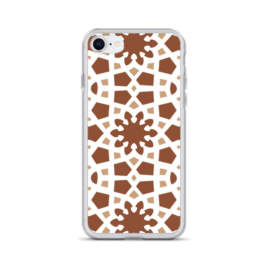 iPhone Case - Arabesque Boho Chocolate