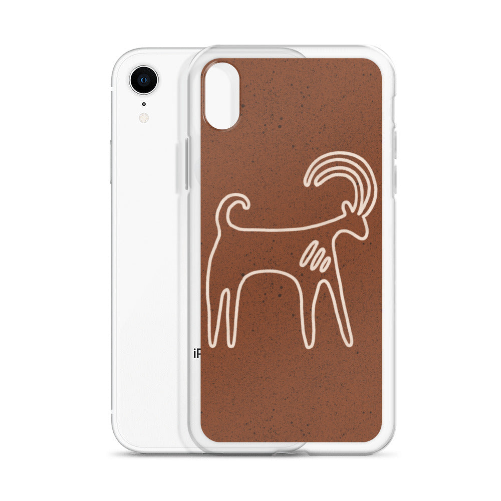 iPhone Case - Petroglyphs - Nubian Ibex