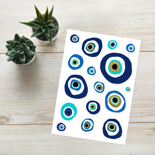 Sticker sheet - Evil Eye Nazar Amulet
