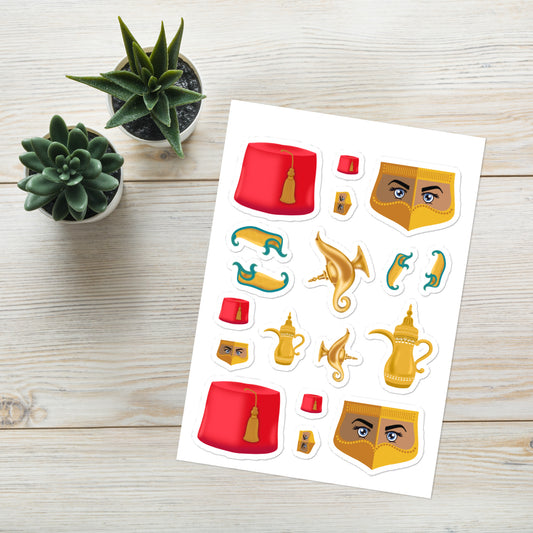 Arabian Nights Sticker sheet