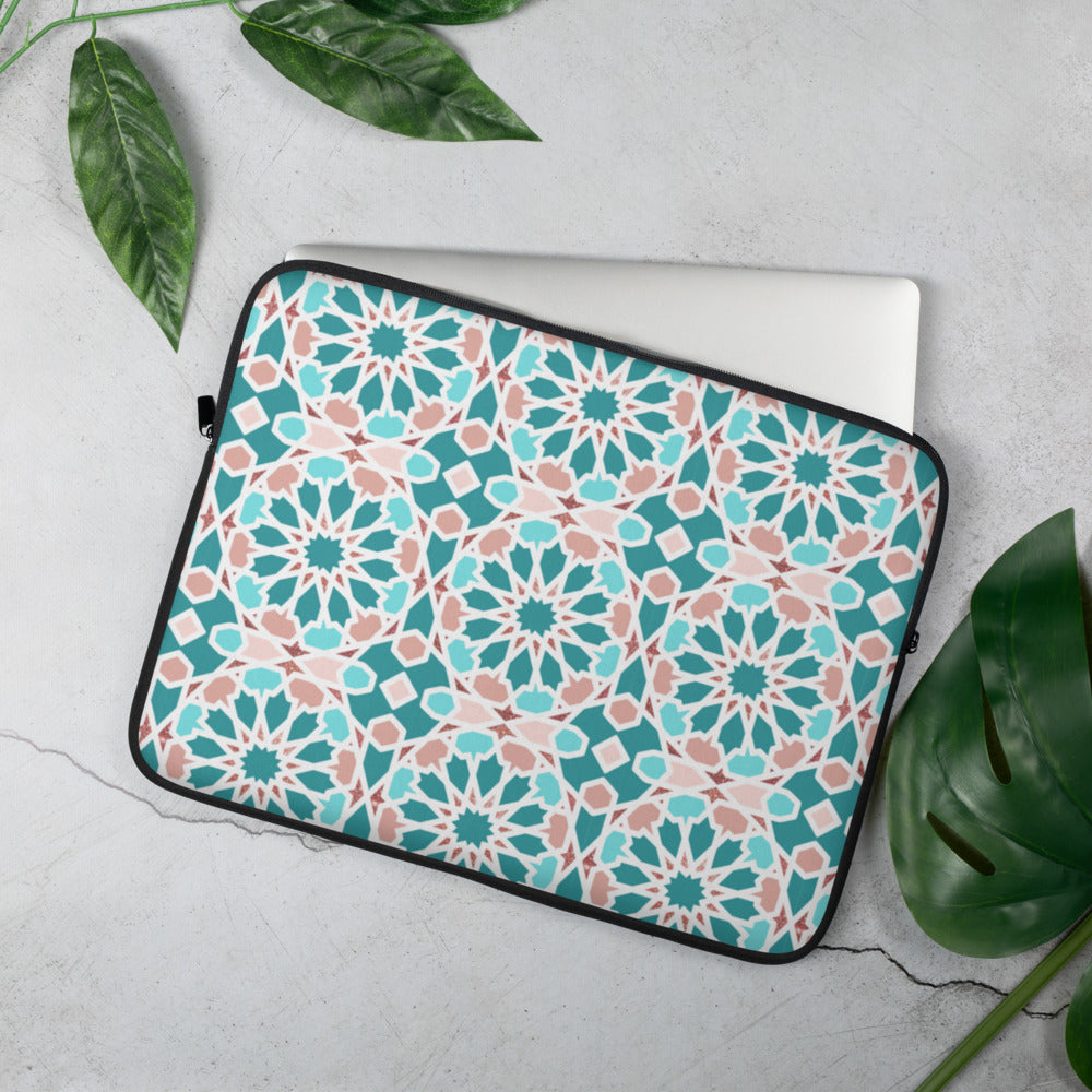 Laptop Sleeve - Geometric Arabic Pattern