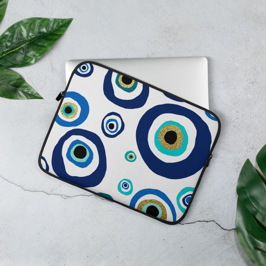 Laptop Sleeve - Nazar Evil Eye Amulet