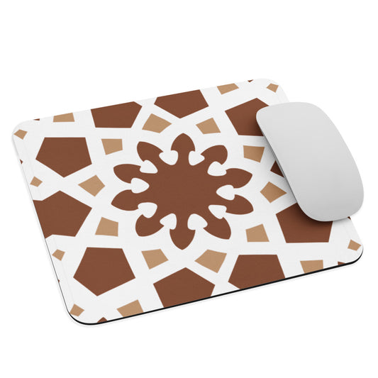 Mouse pad - Arabesque Boho Chocolate