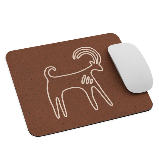 Mouse pad - Petroglyphs - Nubian Ibex