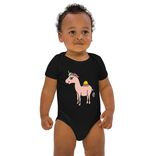 ORGANIC cotton baby bodysuit 🍃 Unicamel