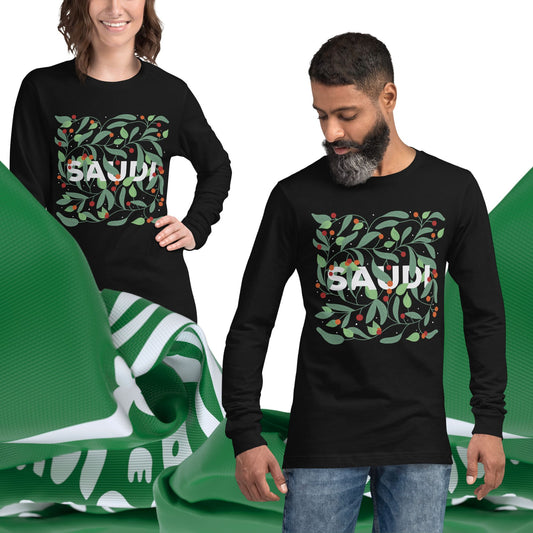 Saudi National Day Unisex Long Sleeve Tee