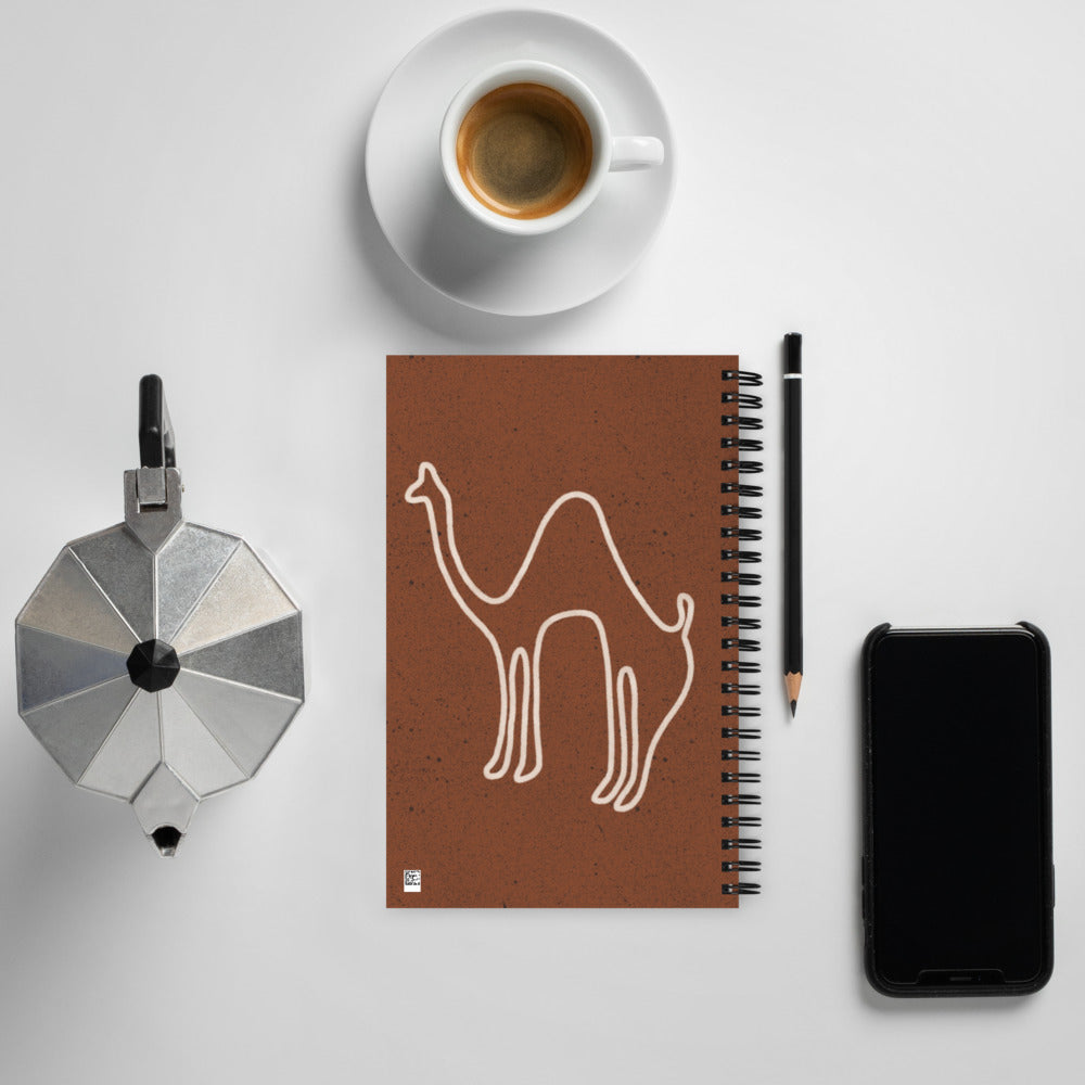 Spiral notebook - Petroglyphs - Camel