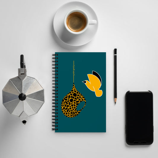 Spiral notebook - Ruppell's Weaver Bird
