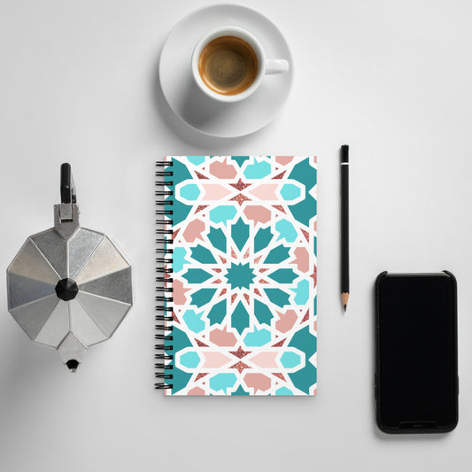 Spiral notebook - Geometric Arabic Pattern