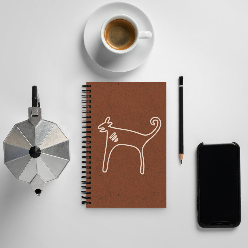 Spiral notebook - Petroglyphs - Canaan Desert Dog