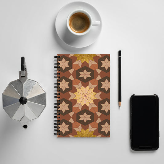 Spiral notebook - Geometric Star - Boho Morocco