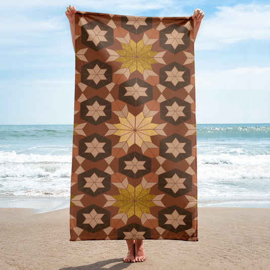 Towel - Geometric Star Boho Morocco
