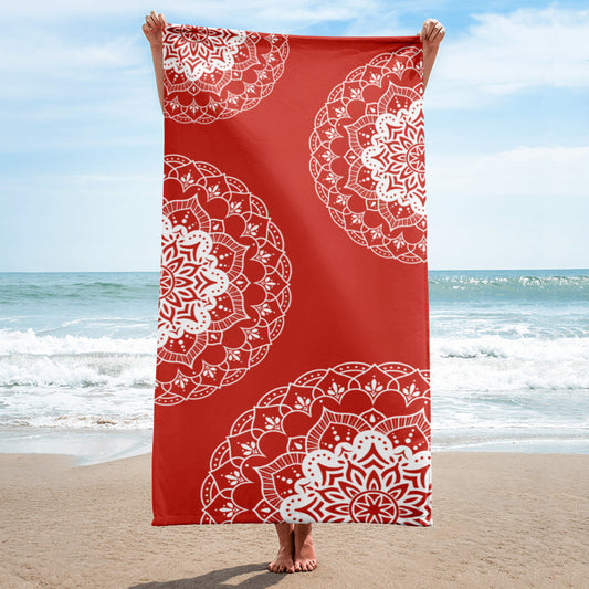Towel - Mandala in Orange