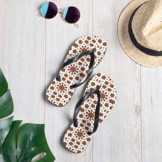 Flip-Flops - Arabesque Boho Chocolate
