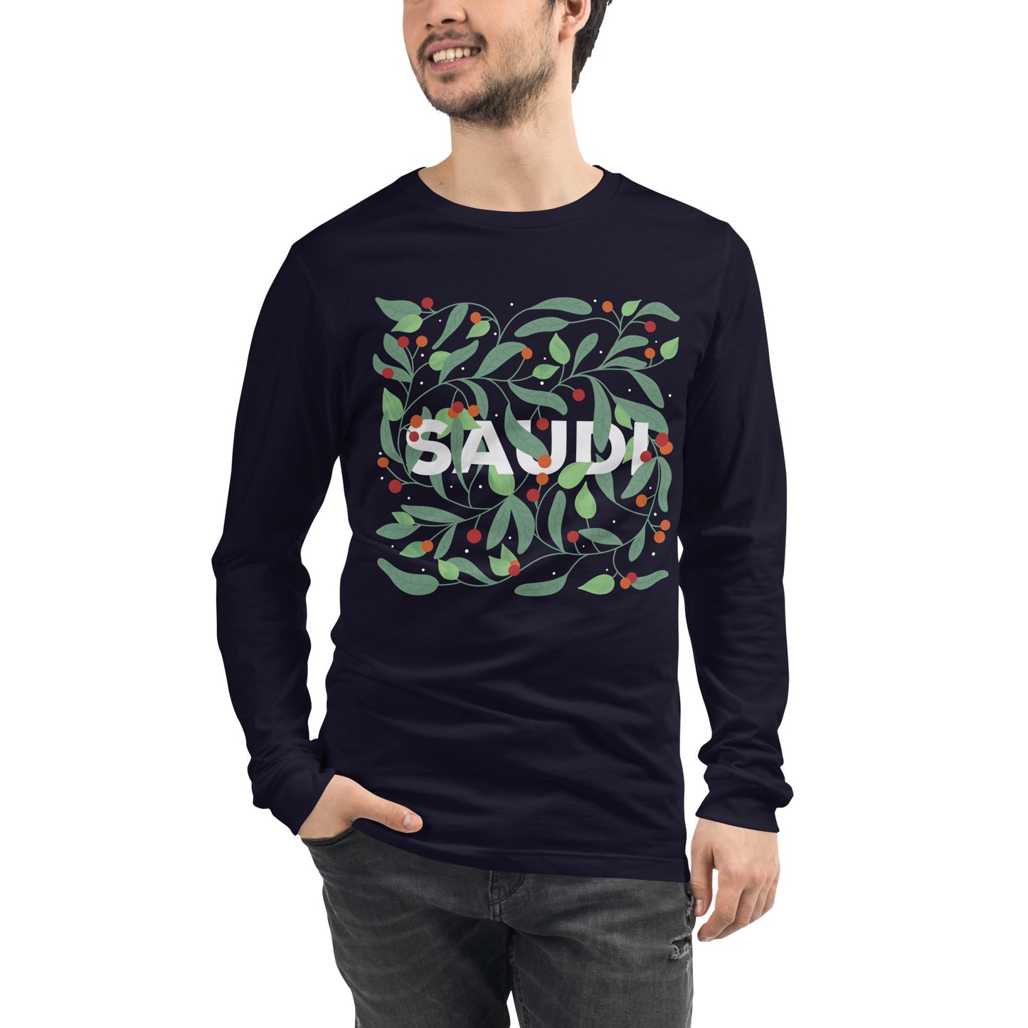 Saudi National Day Unisex Long Sleeve Tee