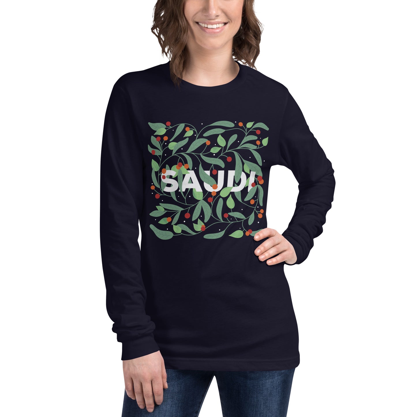 Saudi National Day Unisex Long Sleeve Tee